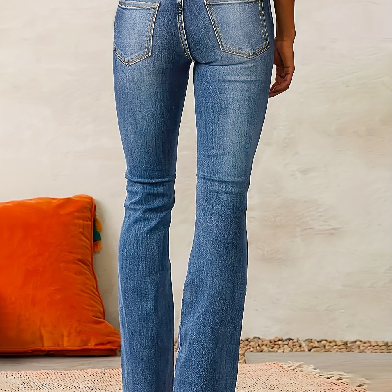 Greta | Jeans de mujer de talle alto con pierna ancha